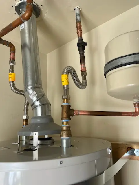 Water heater installation and plumbing repair in Heritage of Huntley